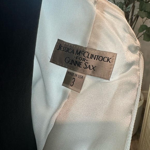 Vintage Jessica McClintock for Gunne Sax tulled roses mini dress - Picture 6 of 14